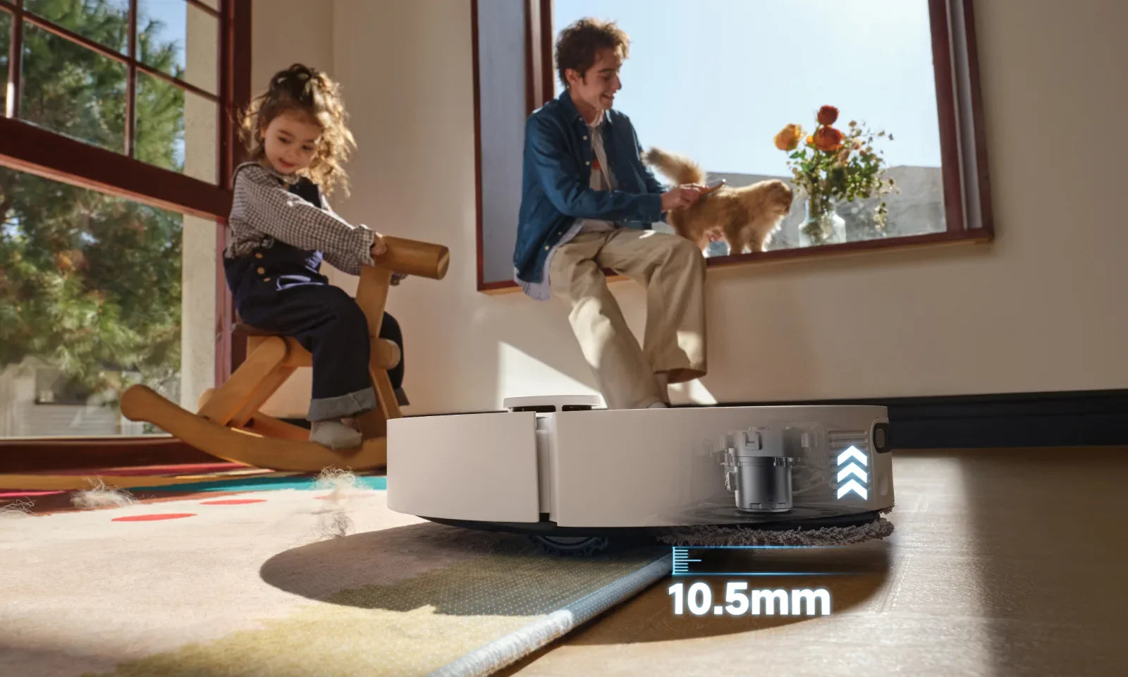 Elevación de los trapeadores de 10.5 mm